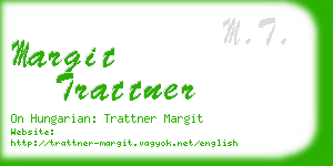 margit trattner business card
